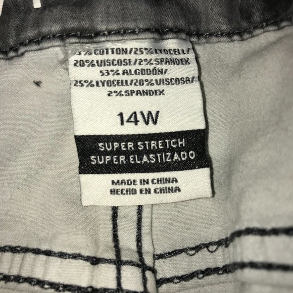 Camo Jean Leggings Sz 14 - Picture 2 of 4